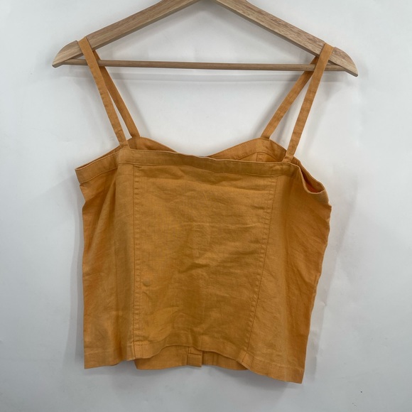 NWT Everlane Top The Linen Picnic Top Size 0 - Picture 4 of 8